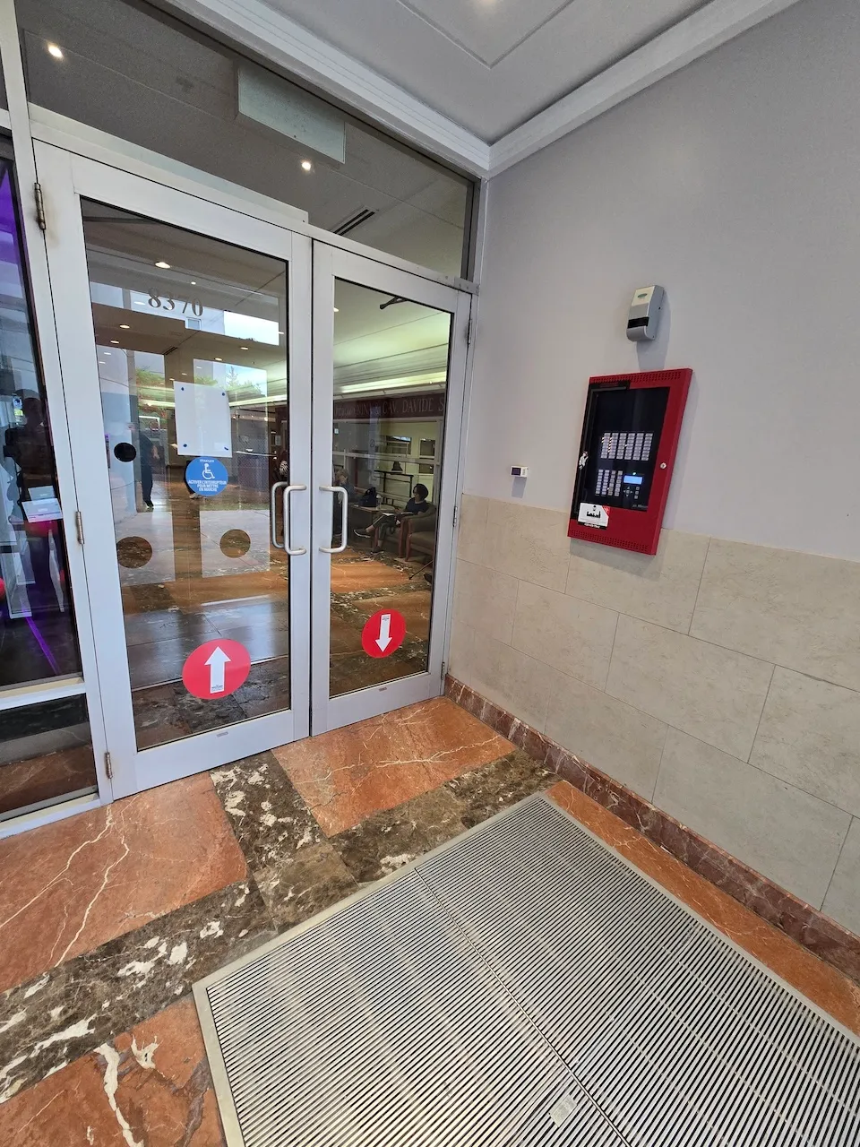 Vestibule du centre Leonardo da Vinci