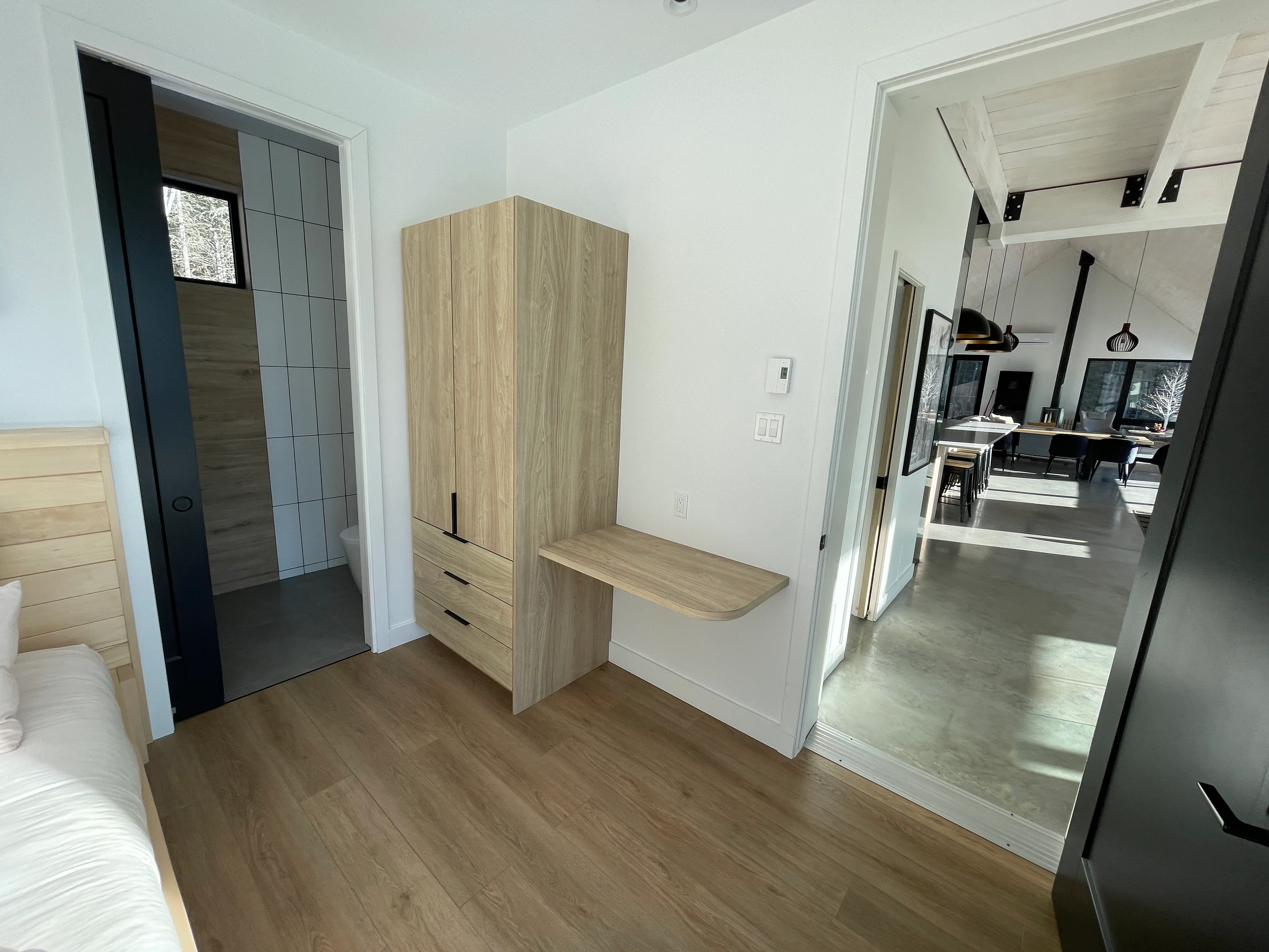 Porte de la chambre du rez-de-chaussée