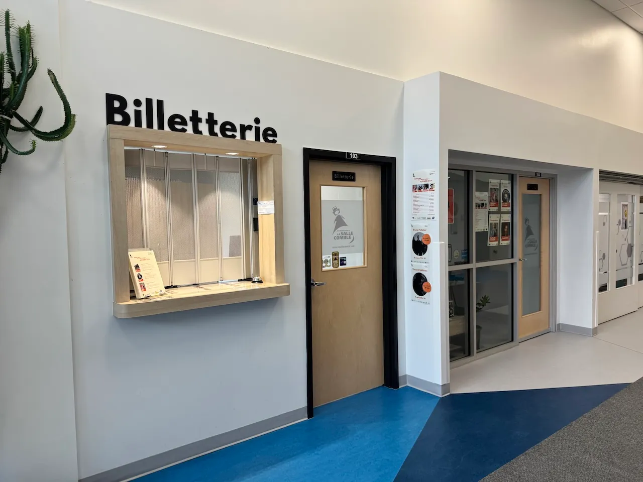 Comptoir de billetterie