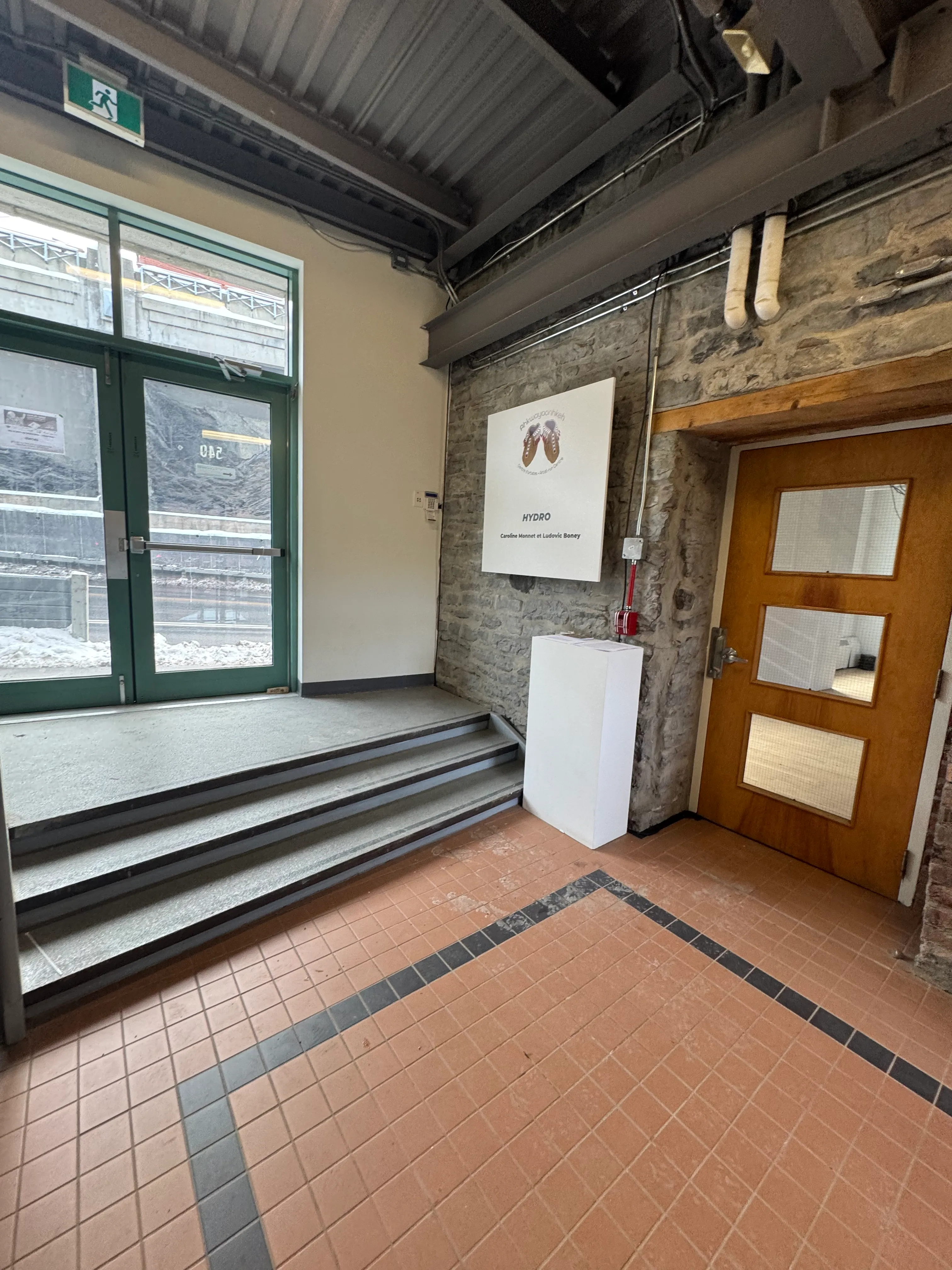 Accès à Ahkwayaonhkeh par l'entrée 540, Côte d'Abraham