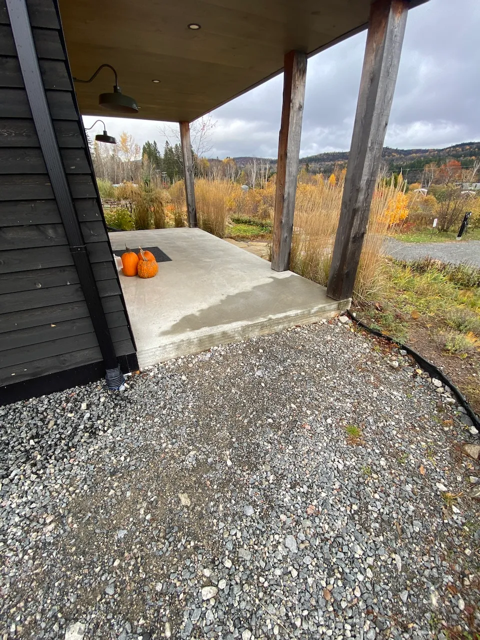 Allée menant à l'accueil