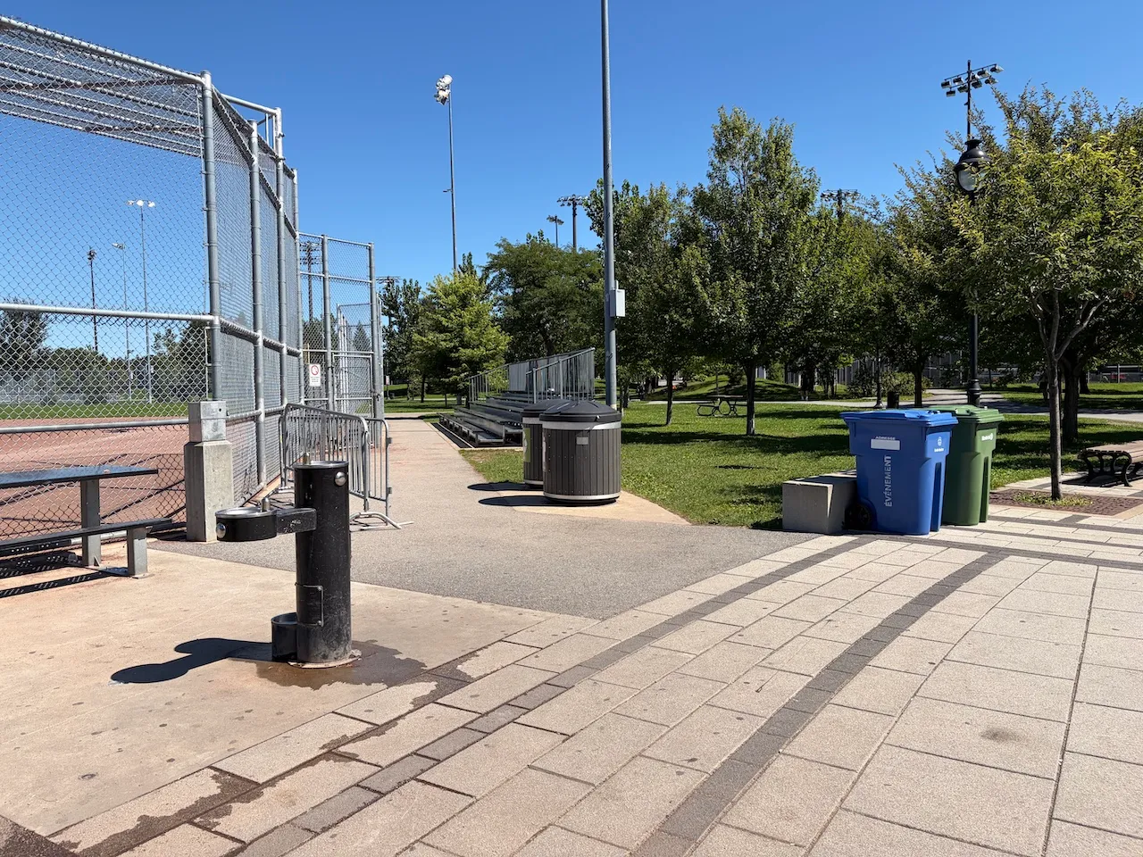 Baseball Field - Bleachers