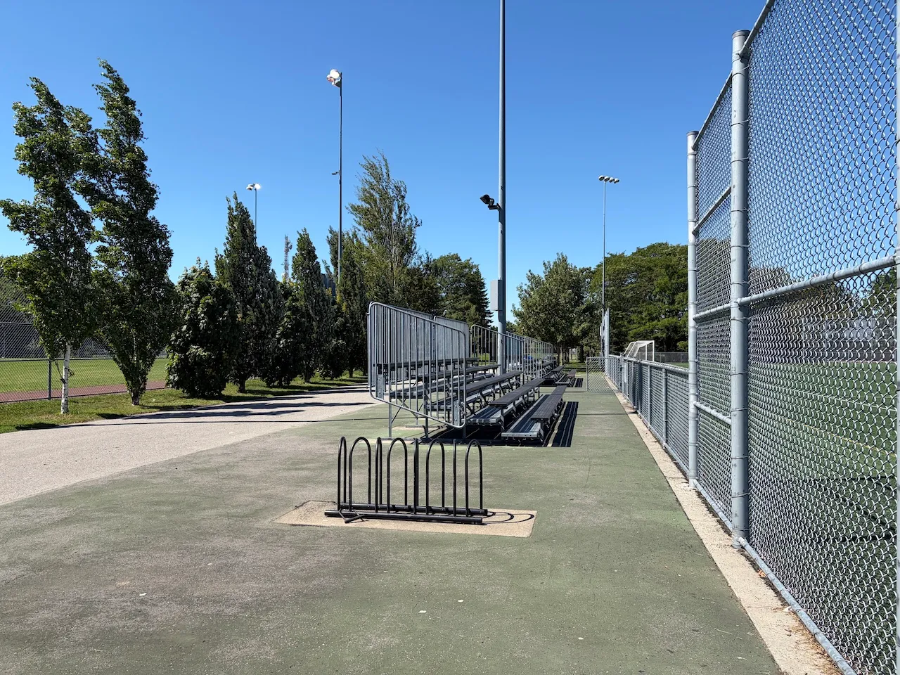 Soccer Field - Bleachers