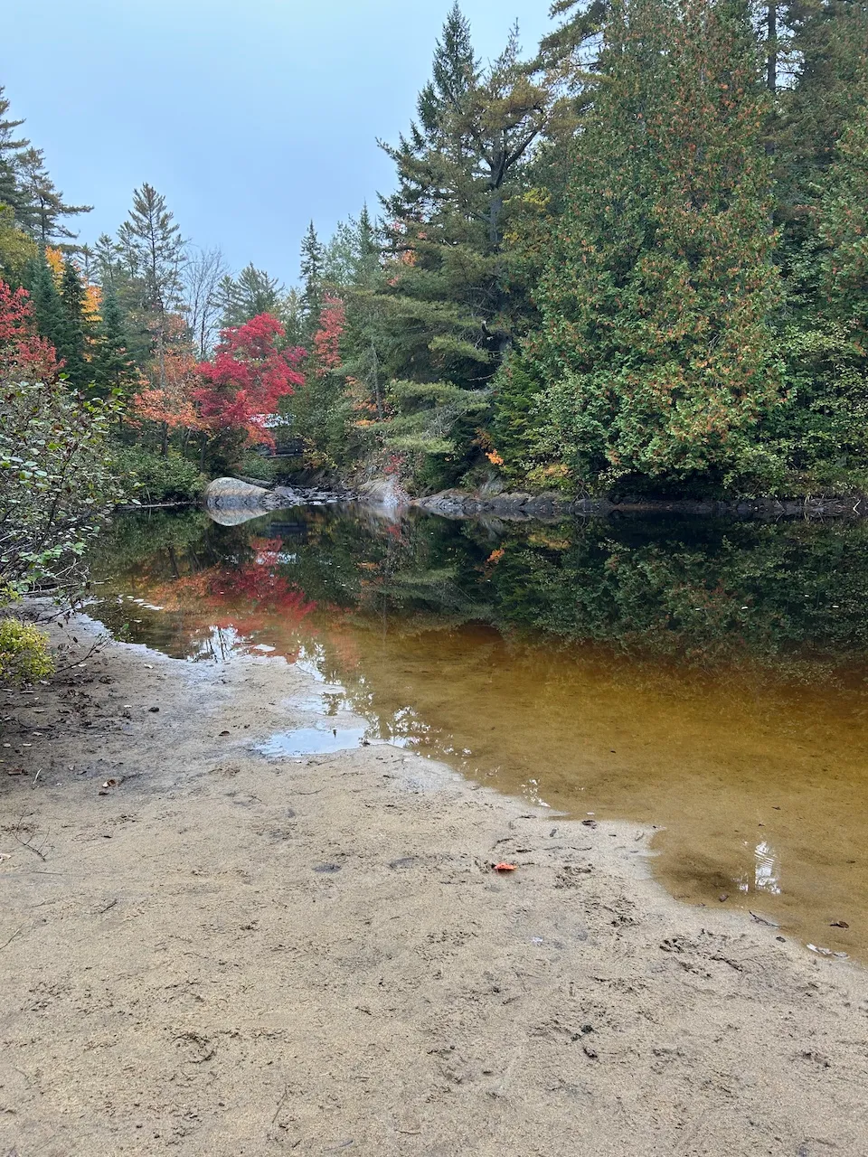 Pont de vue sur le sentier De la dam