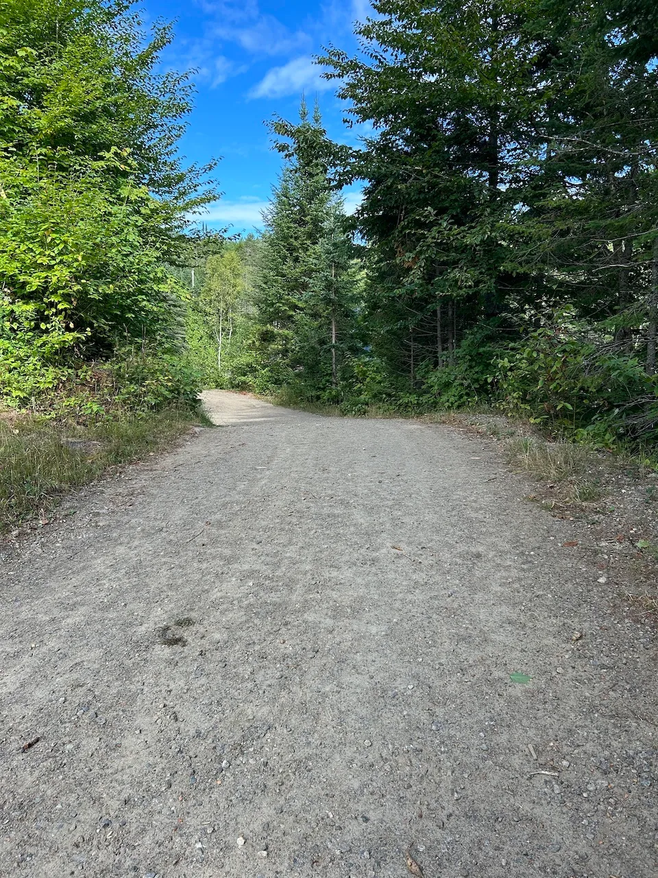 Chemin des Cascades, menant aux différentes entrée vers le sentier