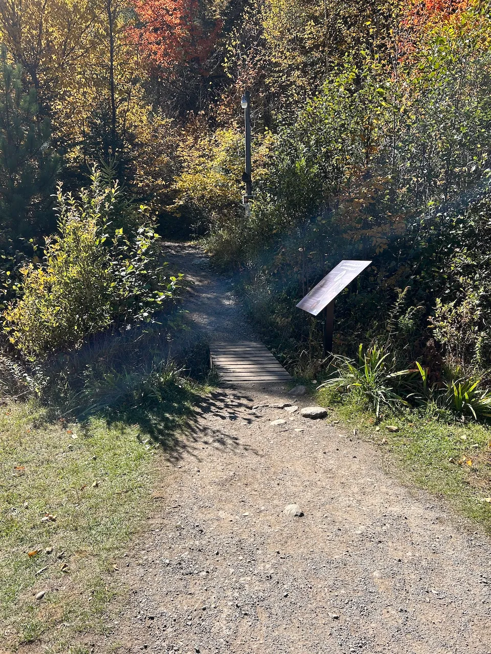 Début du sentier Voile de la mariée