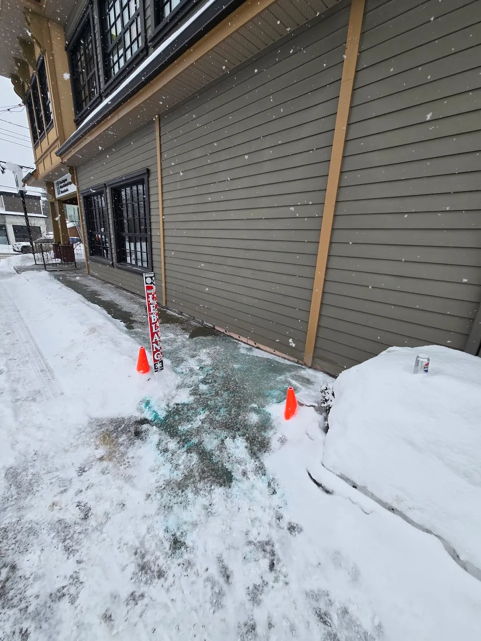 Rampe d'accès de l'entrée extérieure