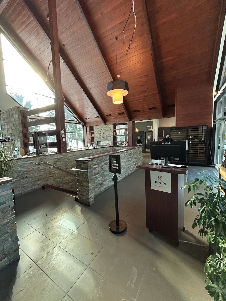 Entrée du restaurant