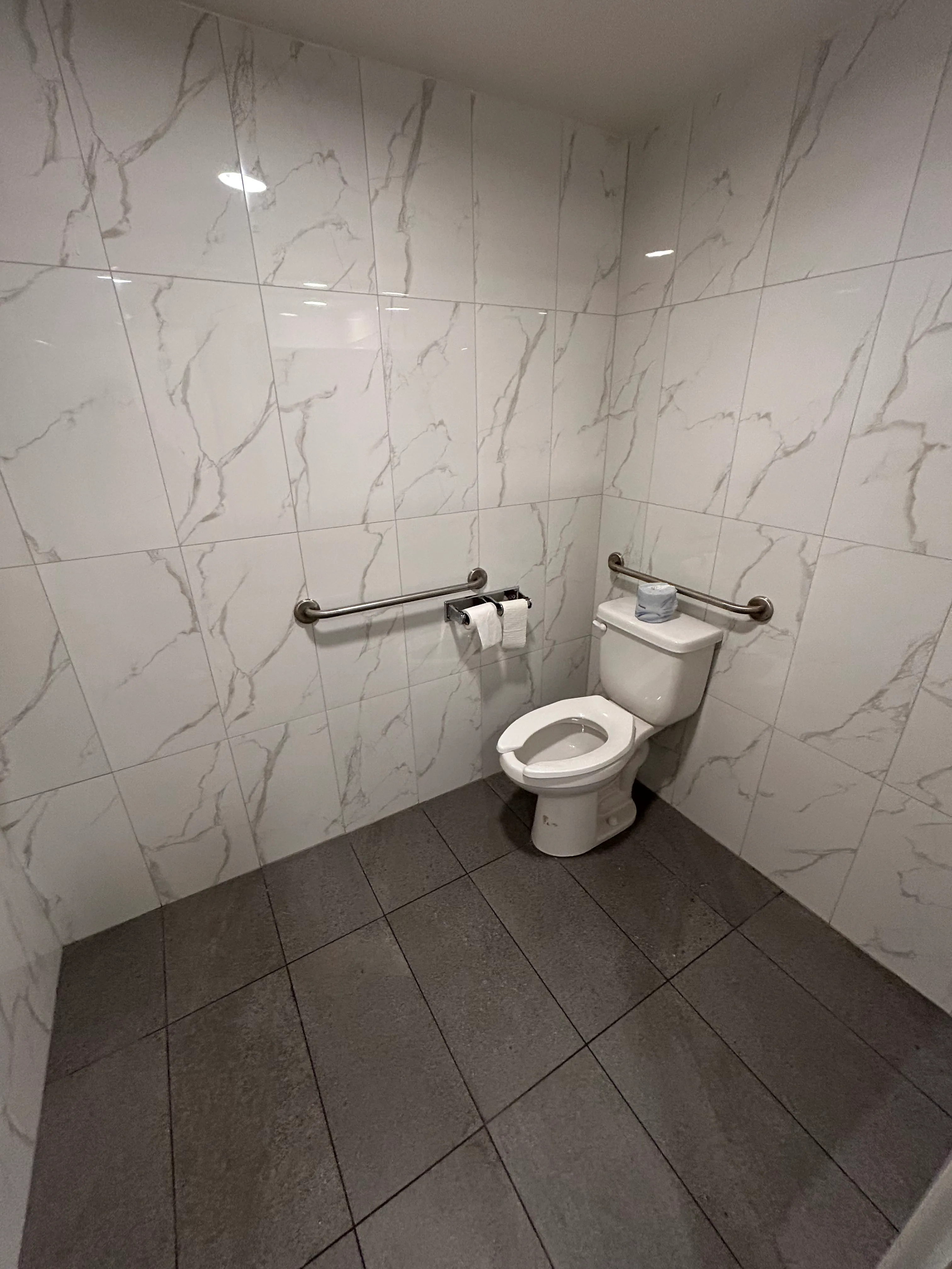 Restrooms (men) - near the reception and the restaurant