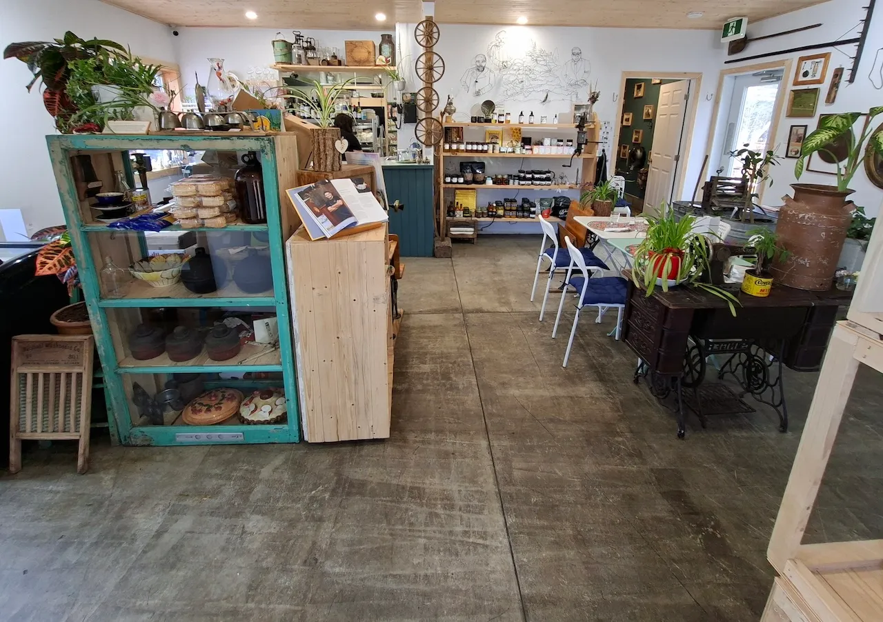 Indoor dining area