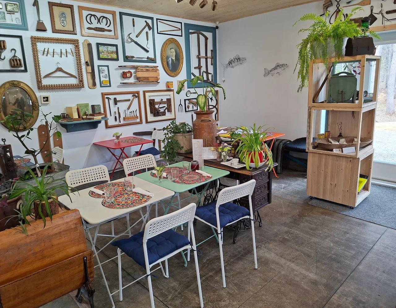 Indoor dining area