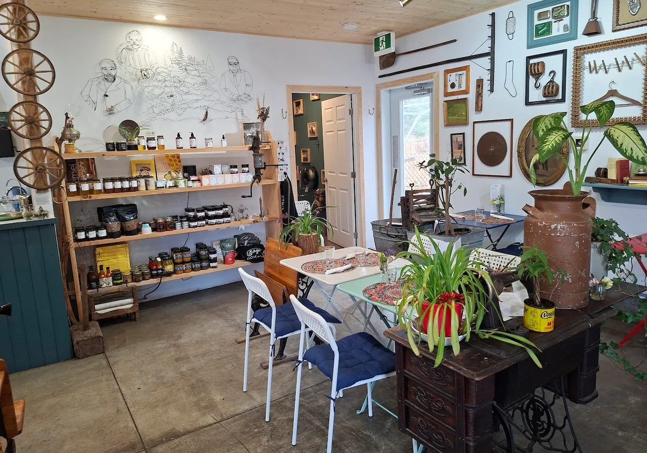 Indoor dining area