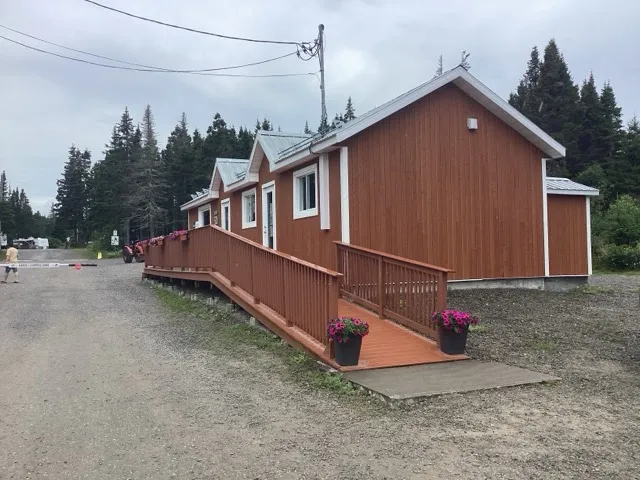 Reception building