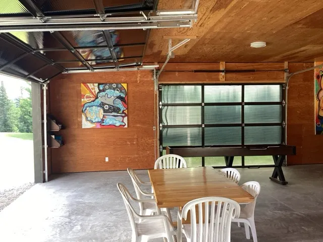 Interior of the community hall