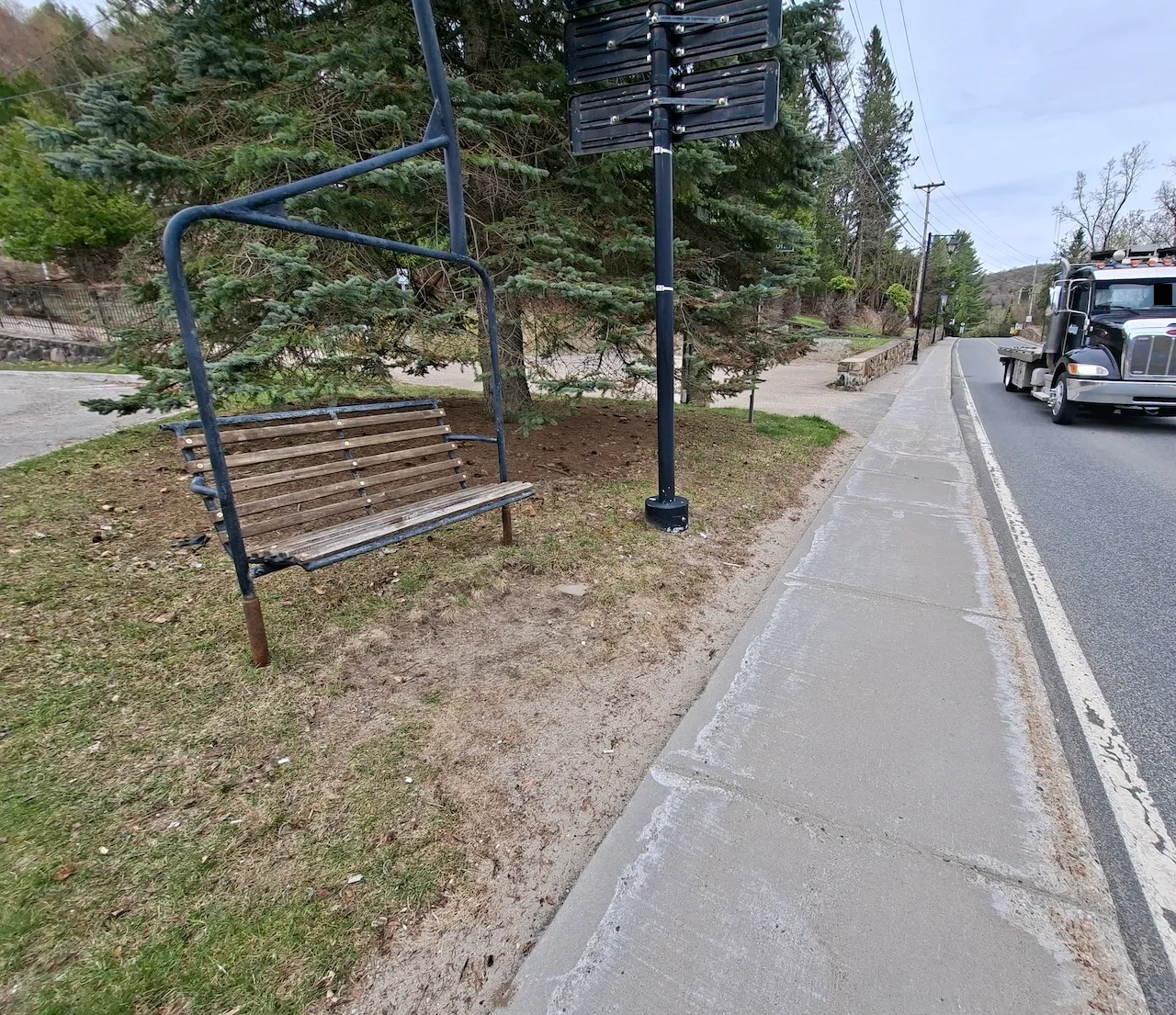 Path and seating