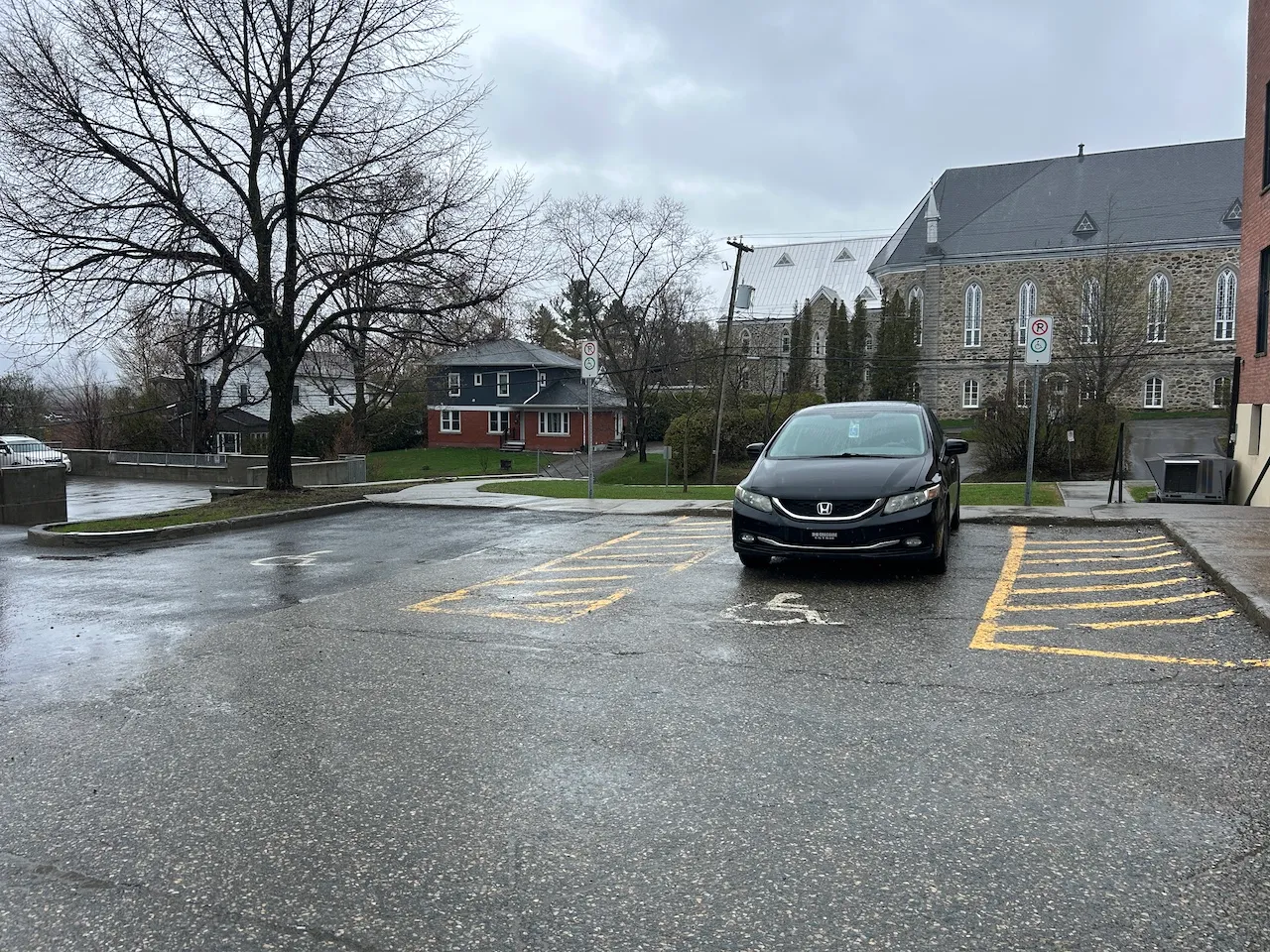Reserved parking spaces
