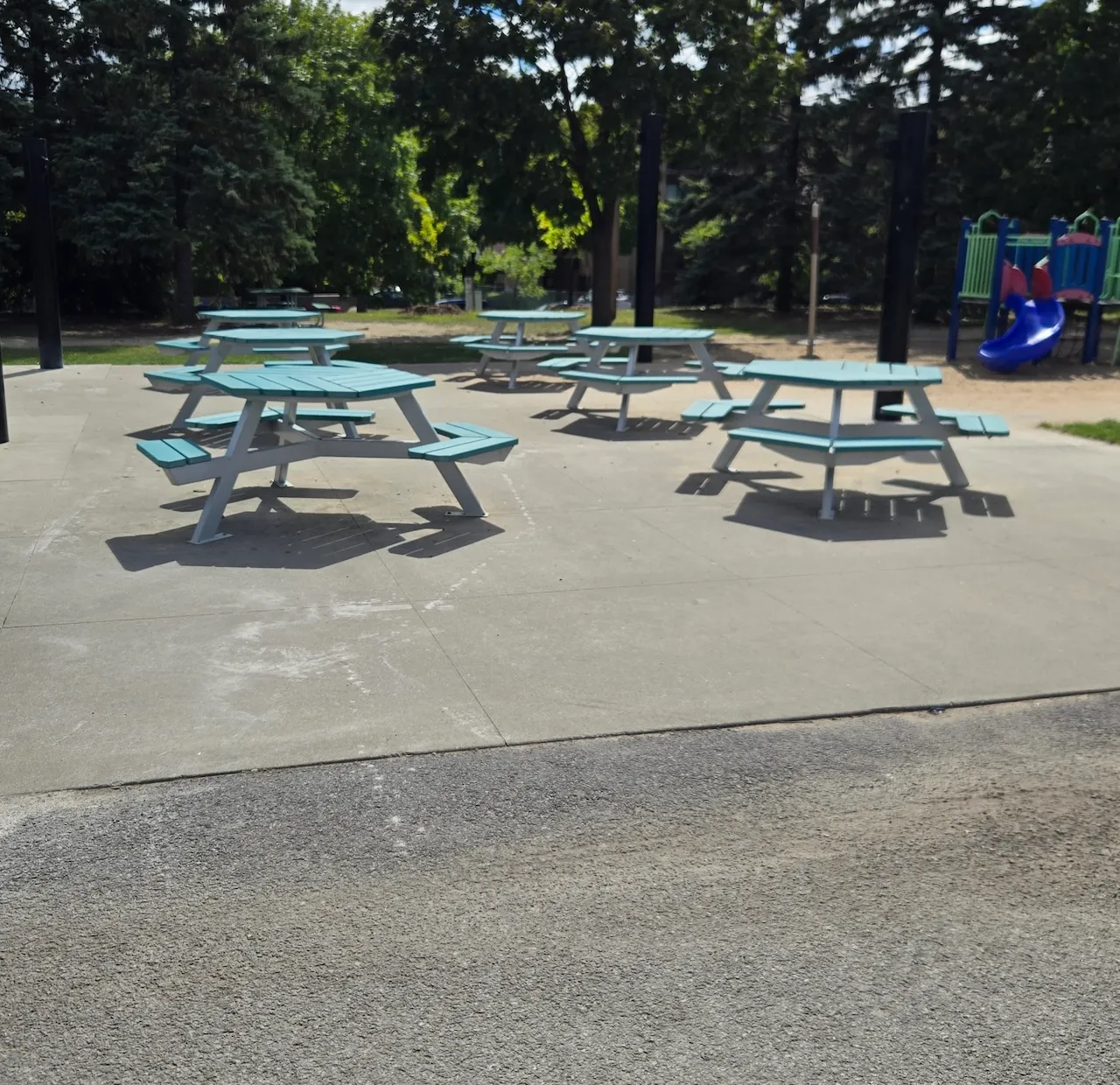 Accessible table on the site