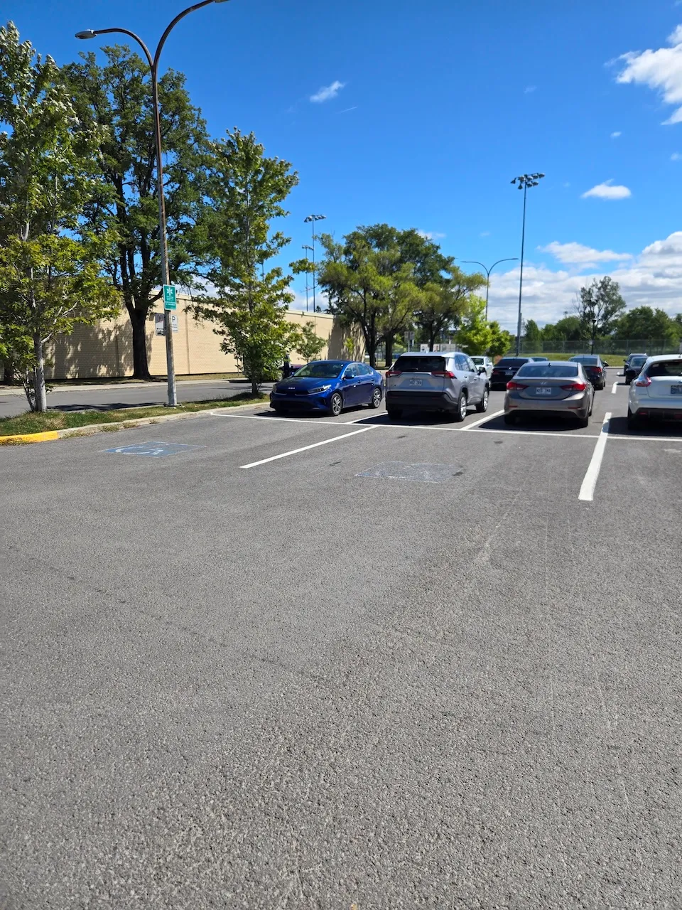 Reserved parkings