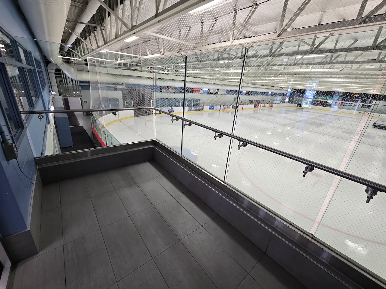 Reserved seating area