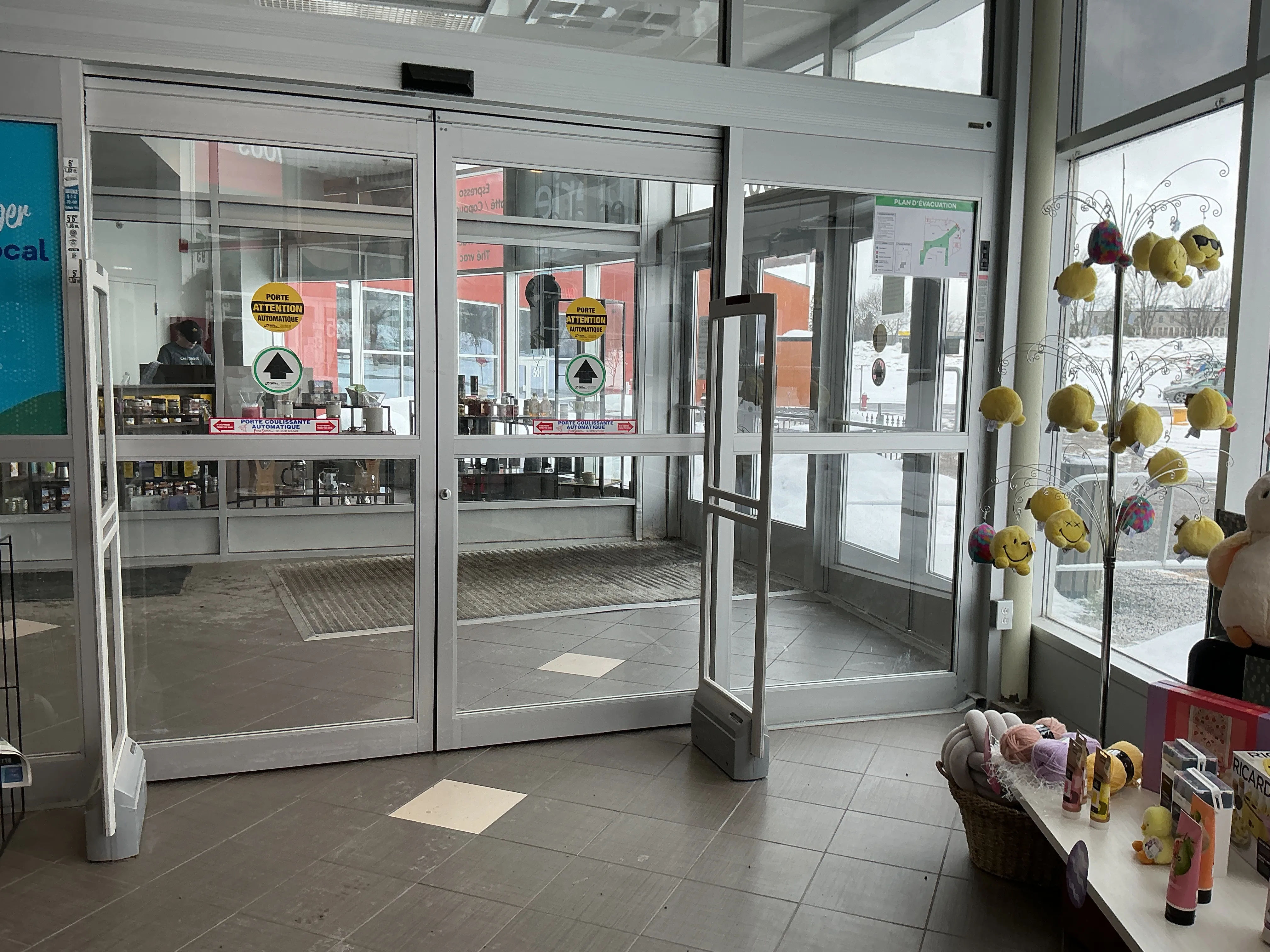 Porte de sortie automatique