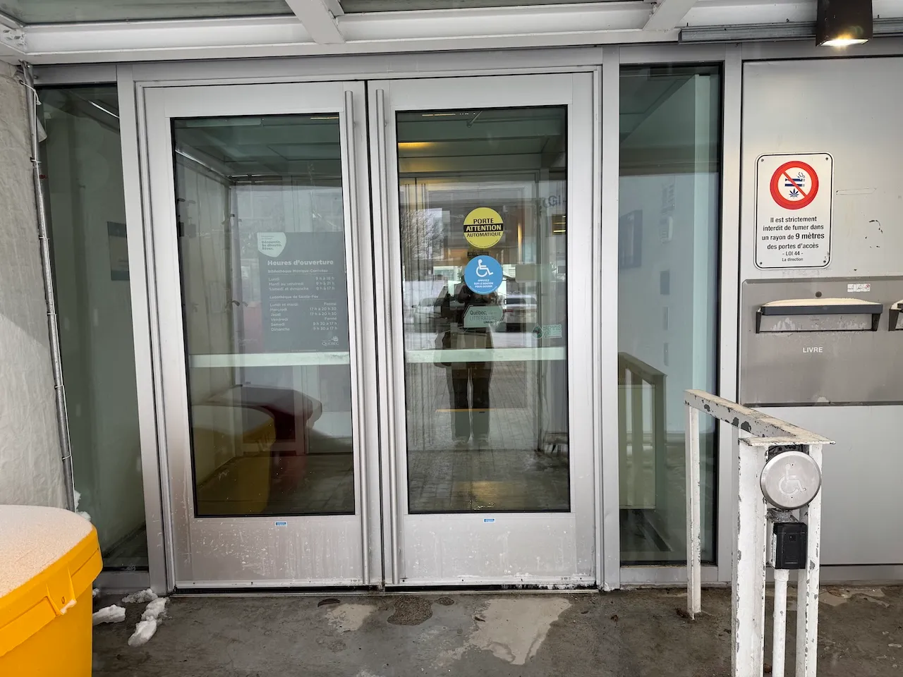 Side entrance