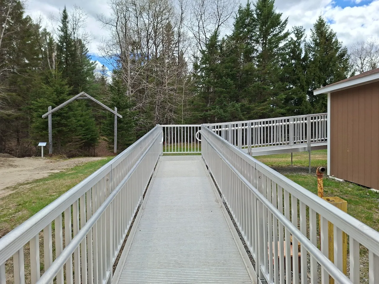Access ramp - Located at the back