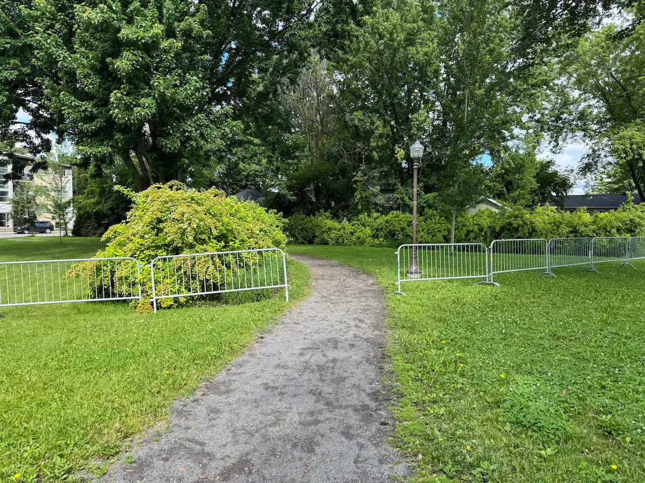 Site Access - Compacted Rock Dust Trail