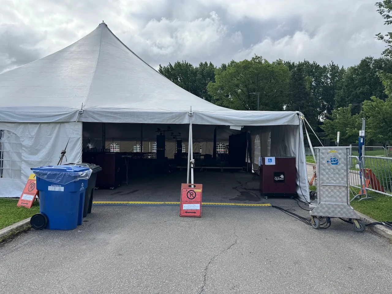 Entrance to the big top