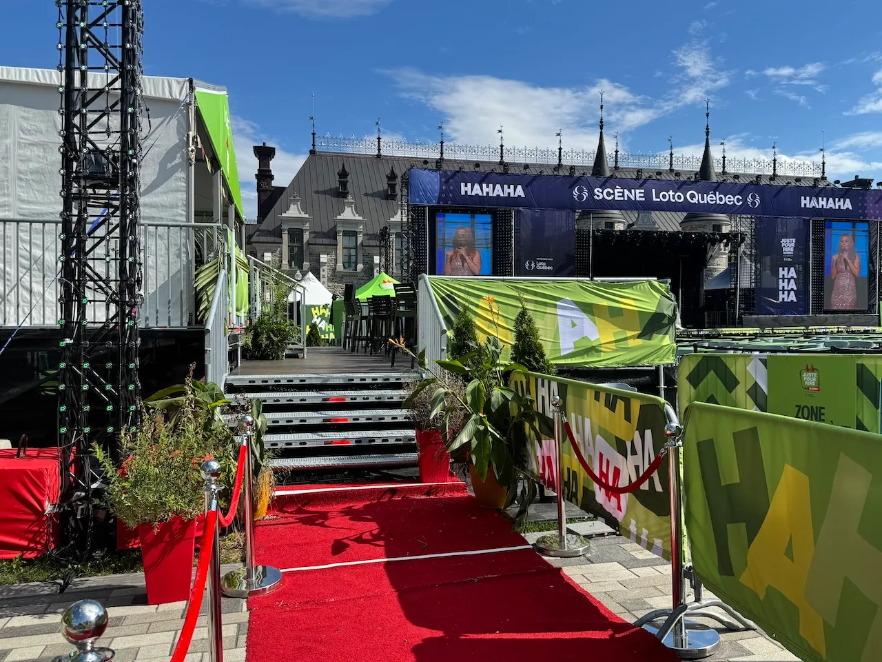 Access to the VIP area