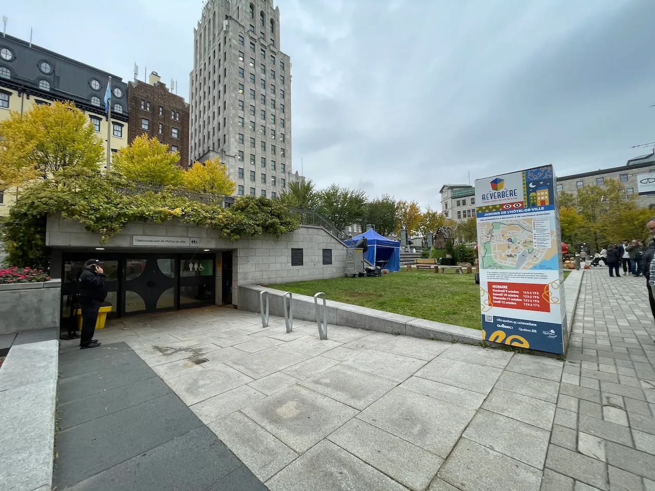 City Hall - Access to Restrooms and Underground Parking