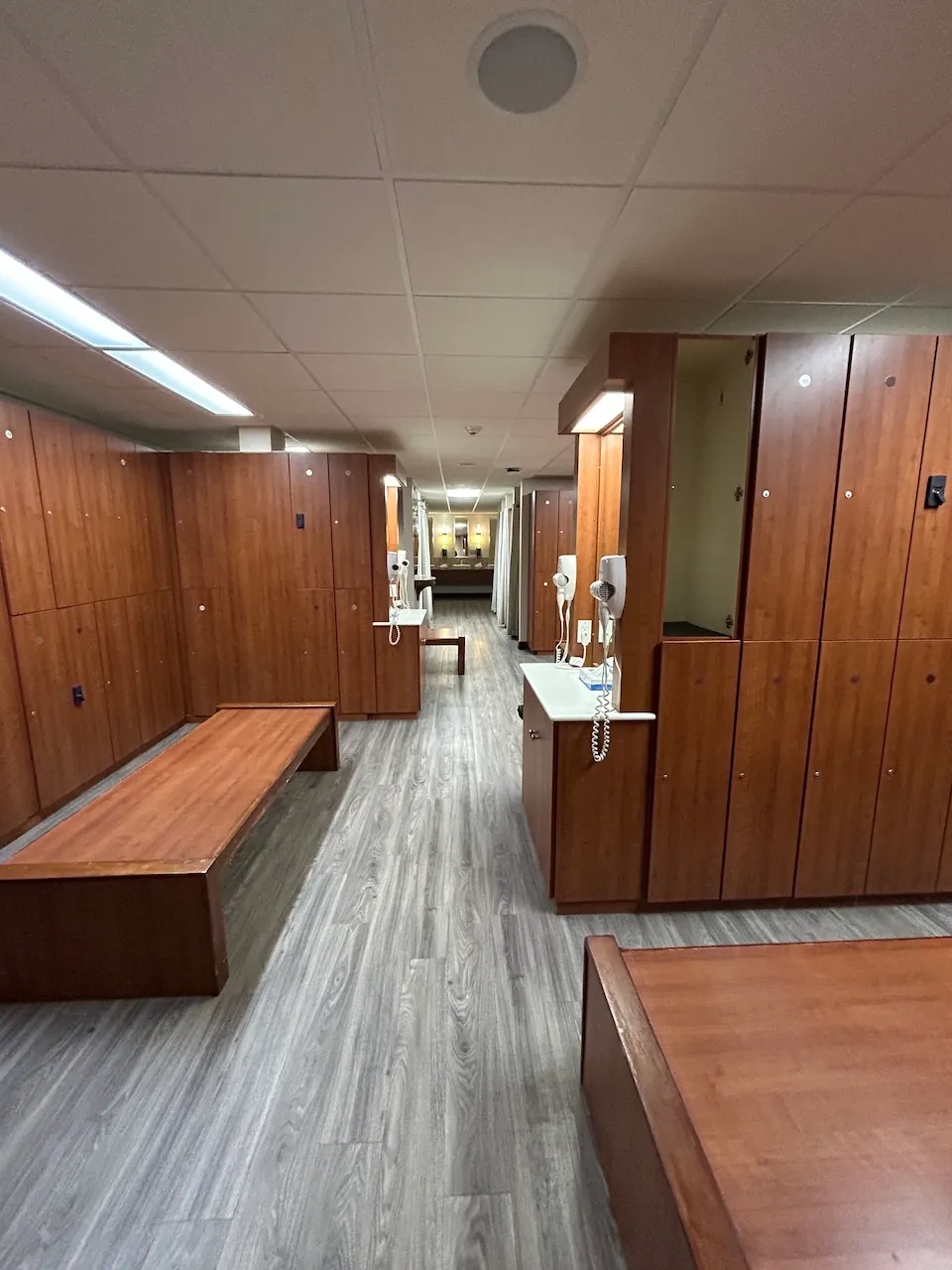 Locker room