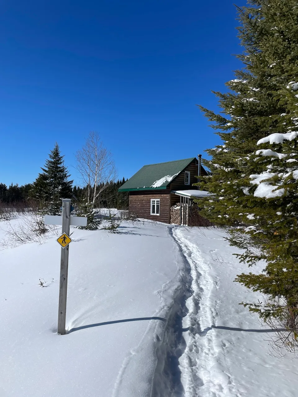 Sentier de raquette du Lac-Gauthier - Accès au refuge