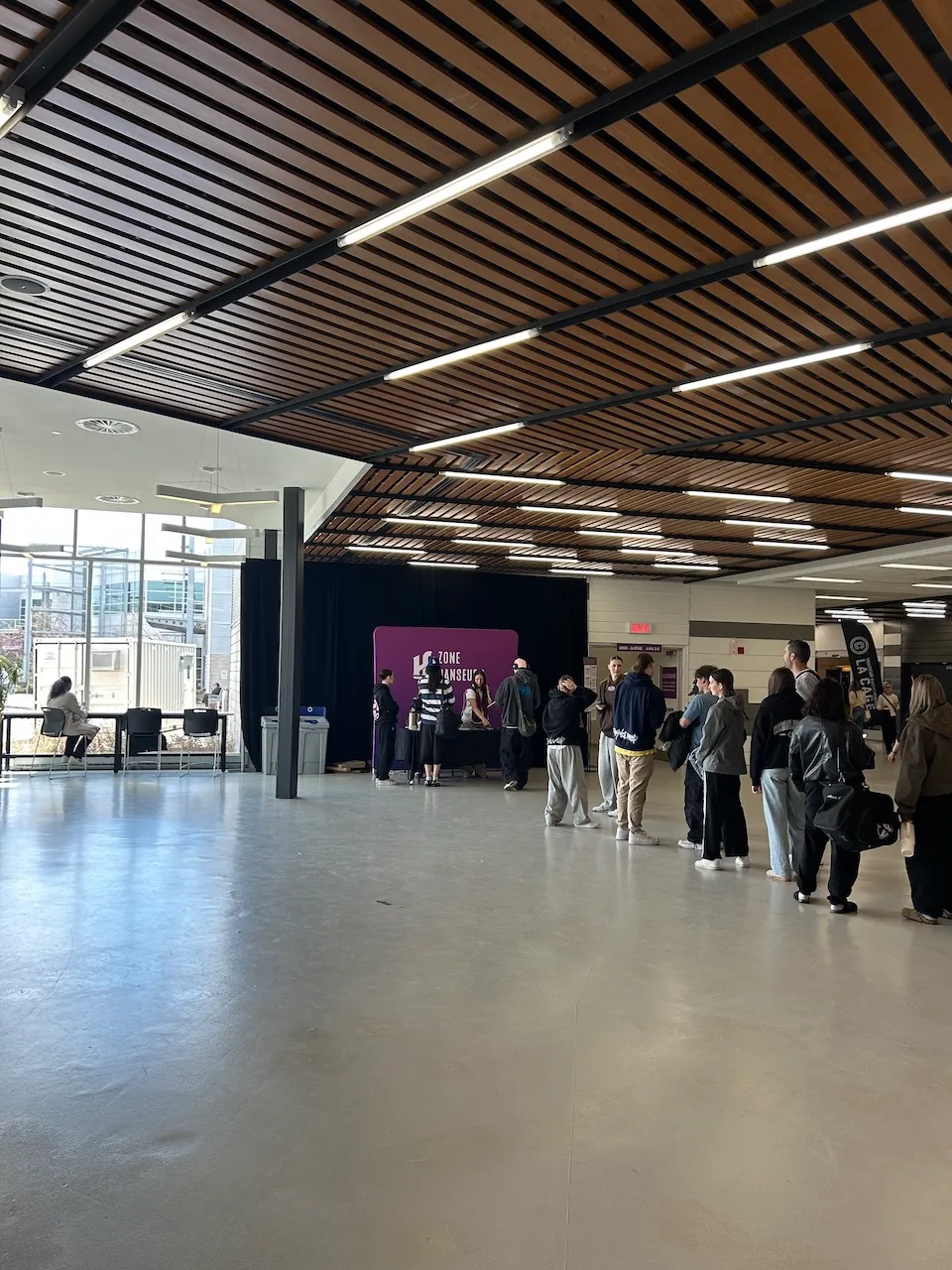 Dancers' area - reception