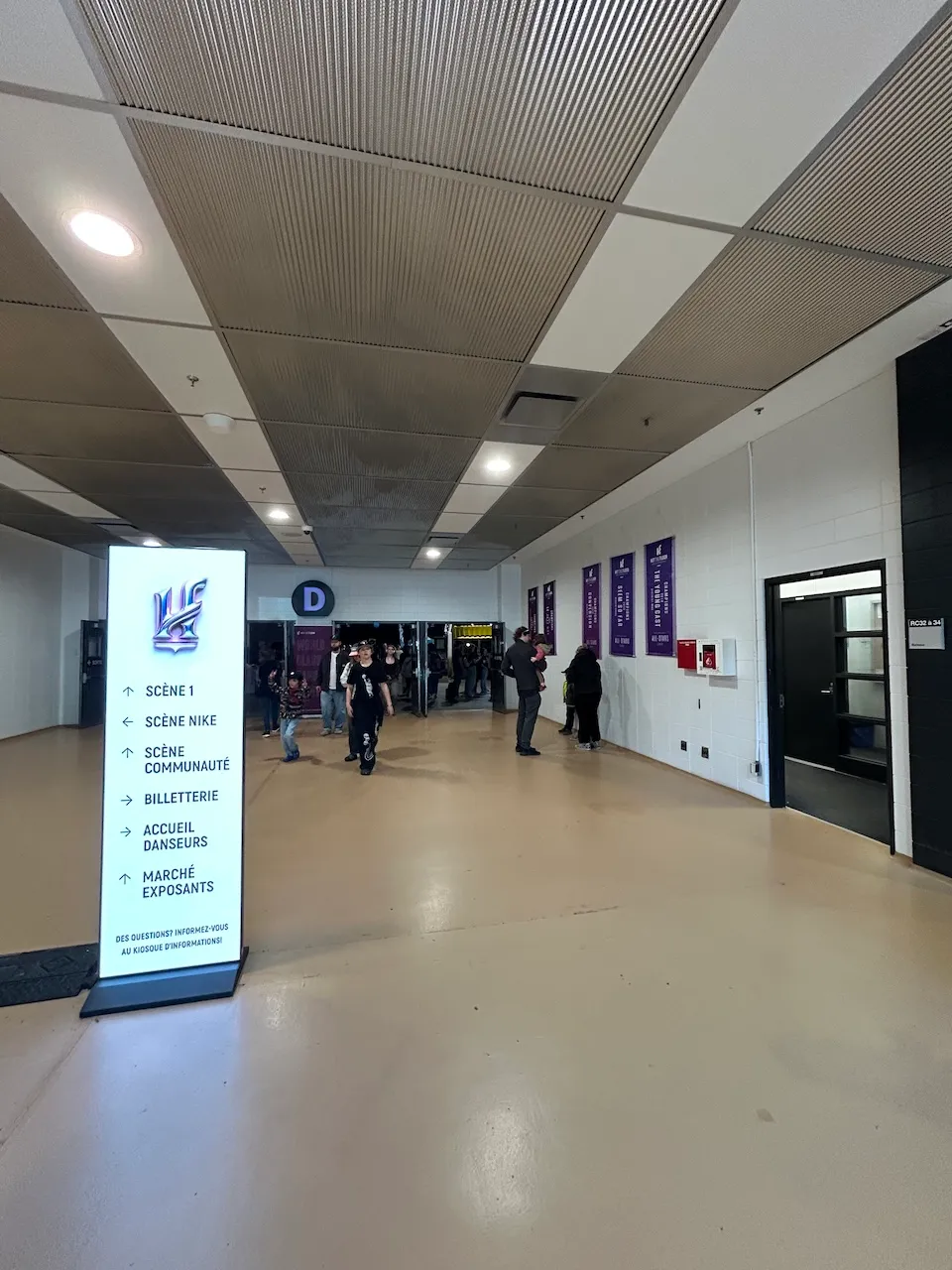 Access to Room D