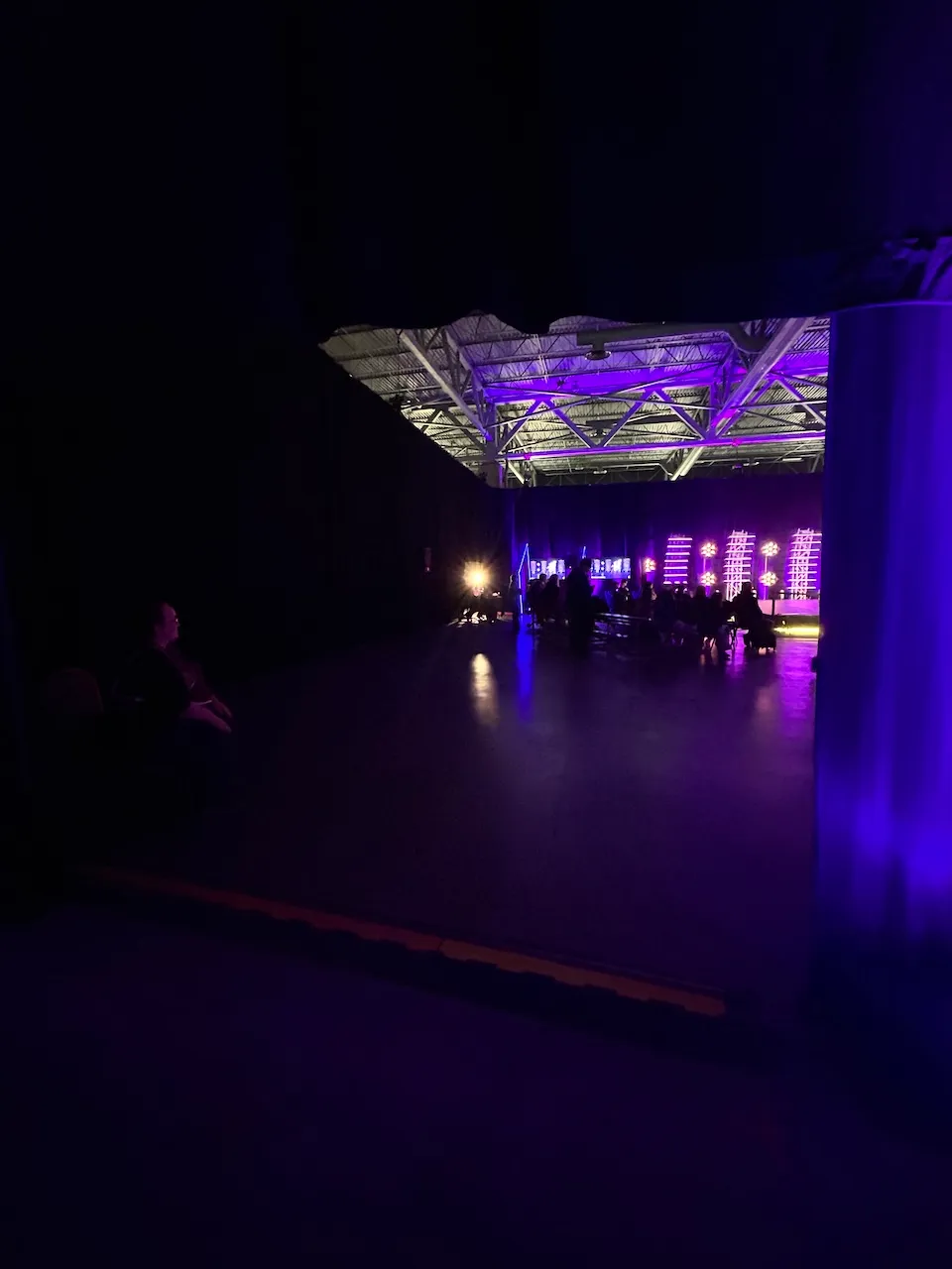 Secondary Stage - audience entrance