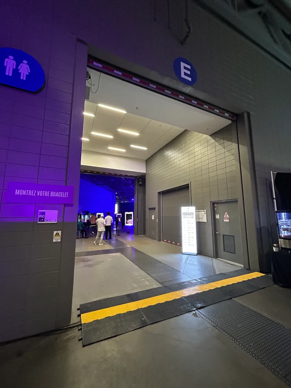 Main Stage - audience entrance