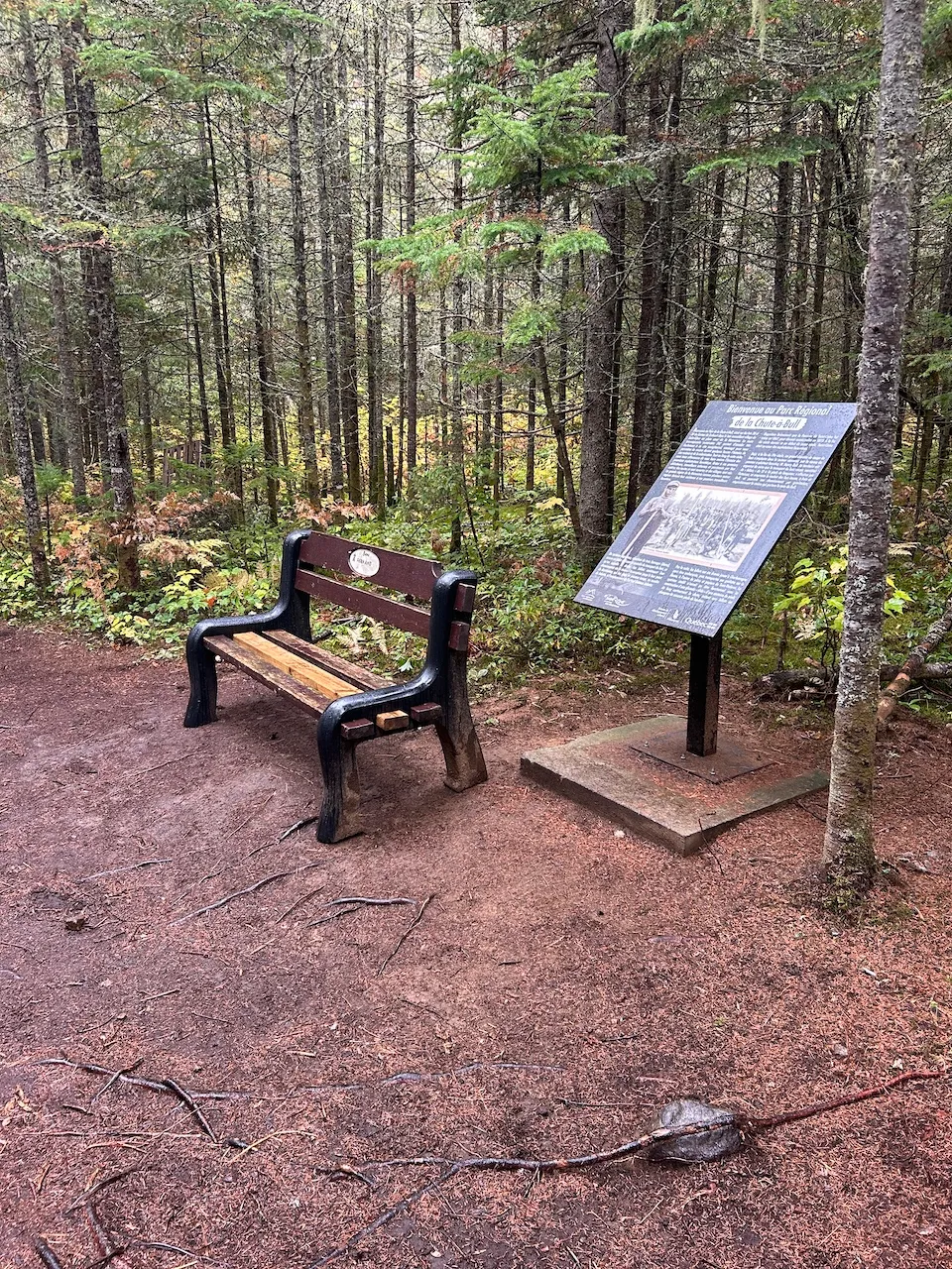 De la chute trail