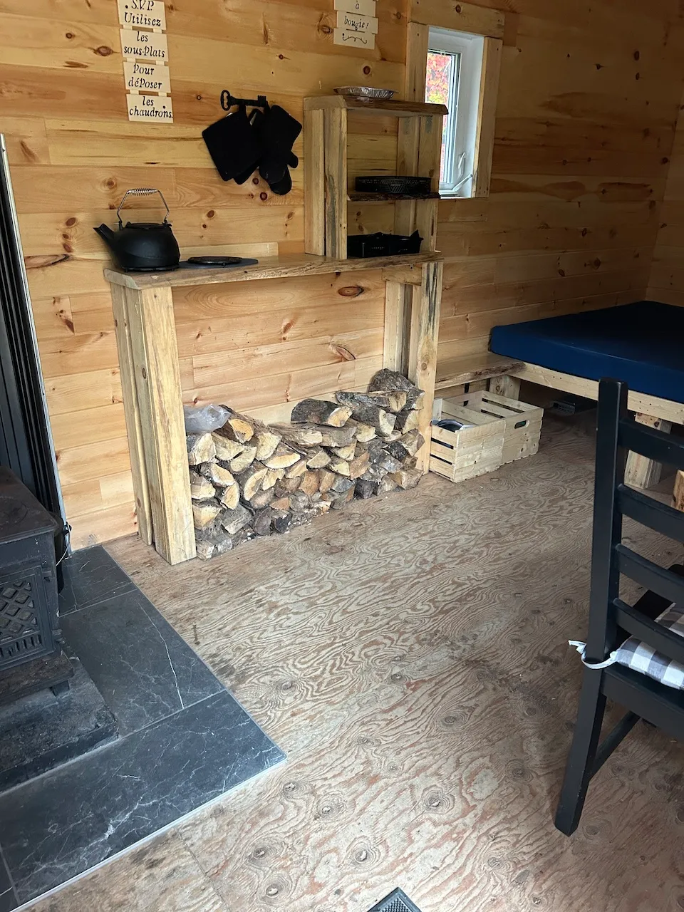 Bûcheron shelter