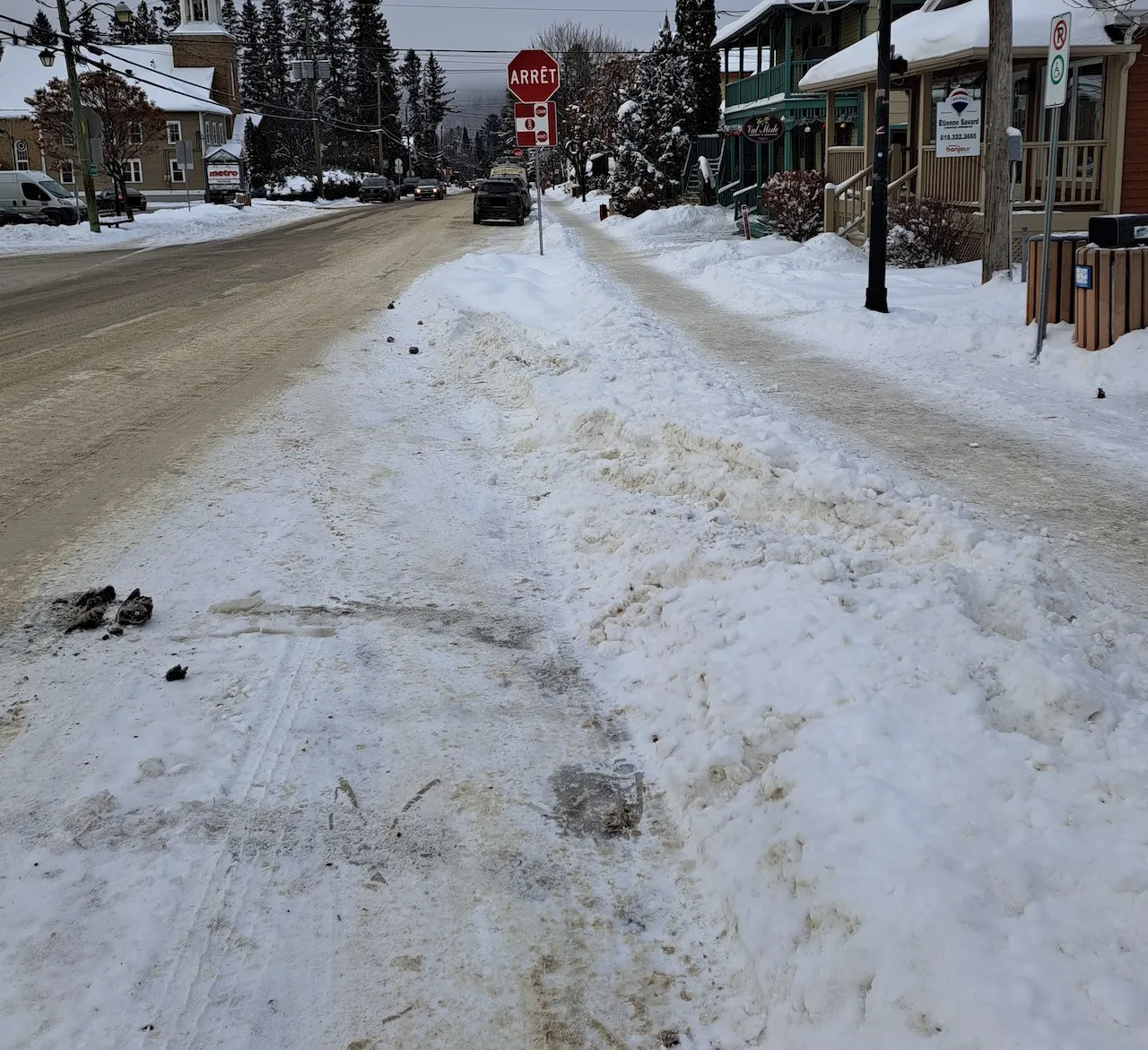 Reserved parking : on the street