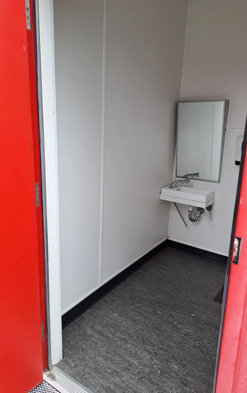 Outdoor restroom facility - Natural field