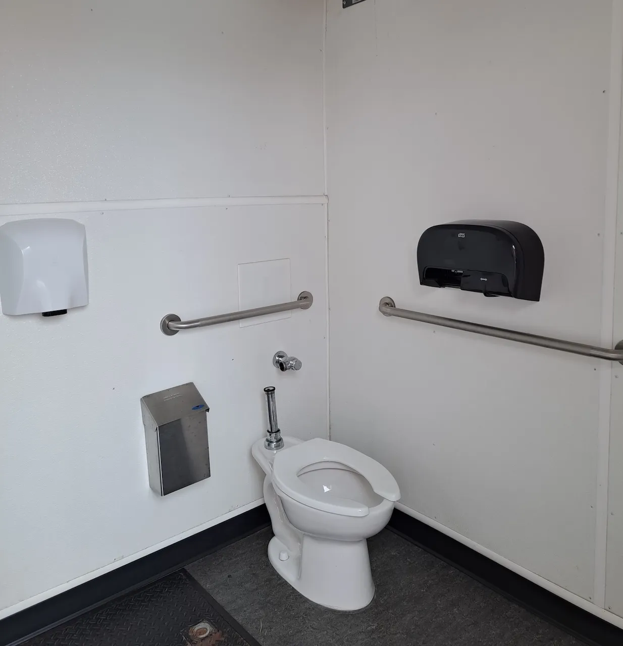 Outdoor restroom facility - Natural field