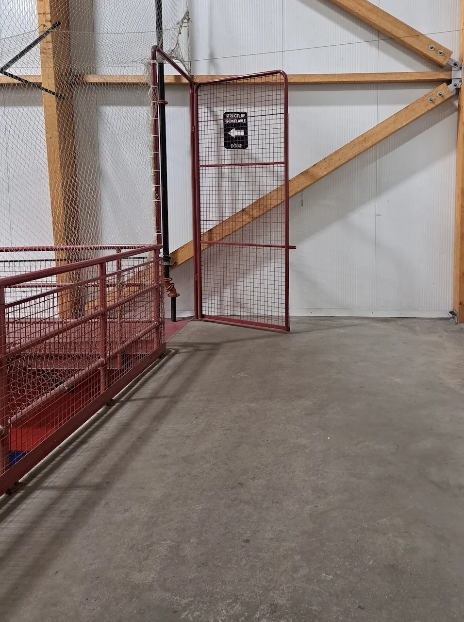 Ground floor - Access to the dome