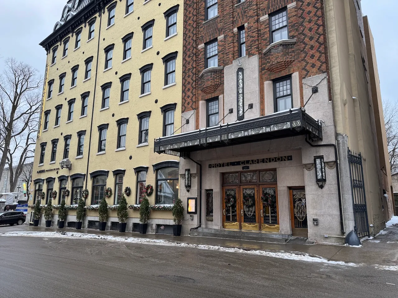 Exterior of the building