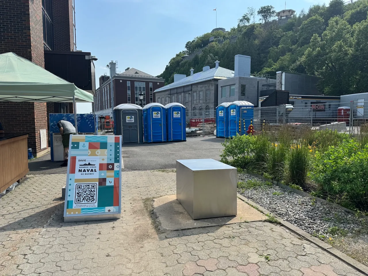 Portable toilets - Near the river station