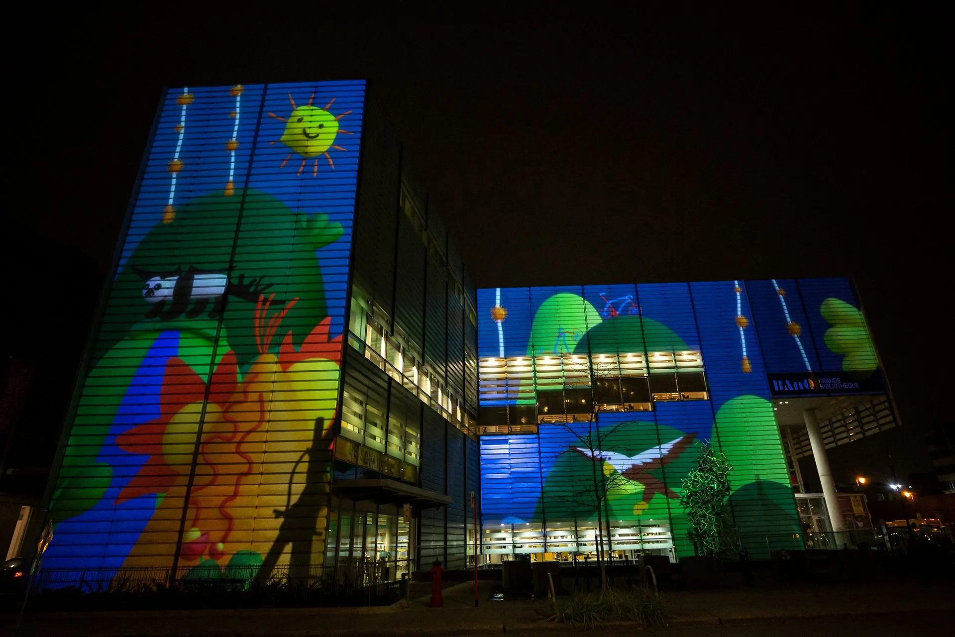 Projection sur les édifices