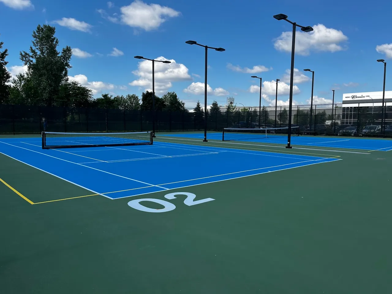 Terrains de tennis et de pickleball