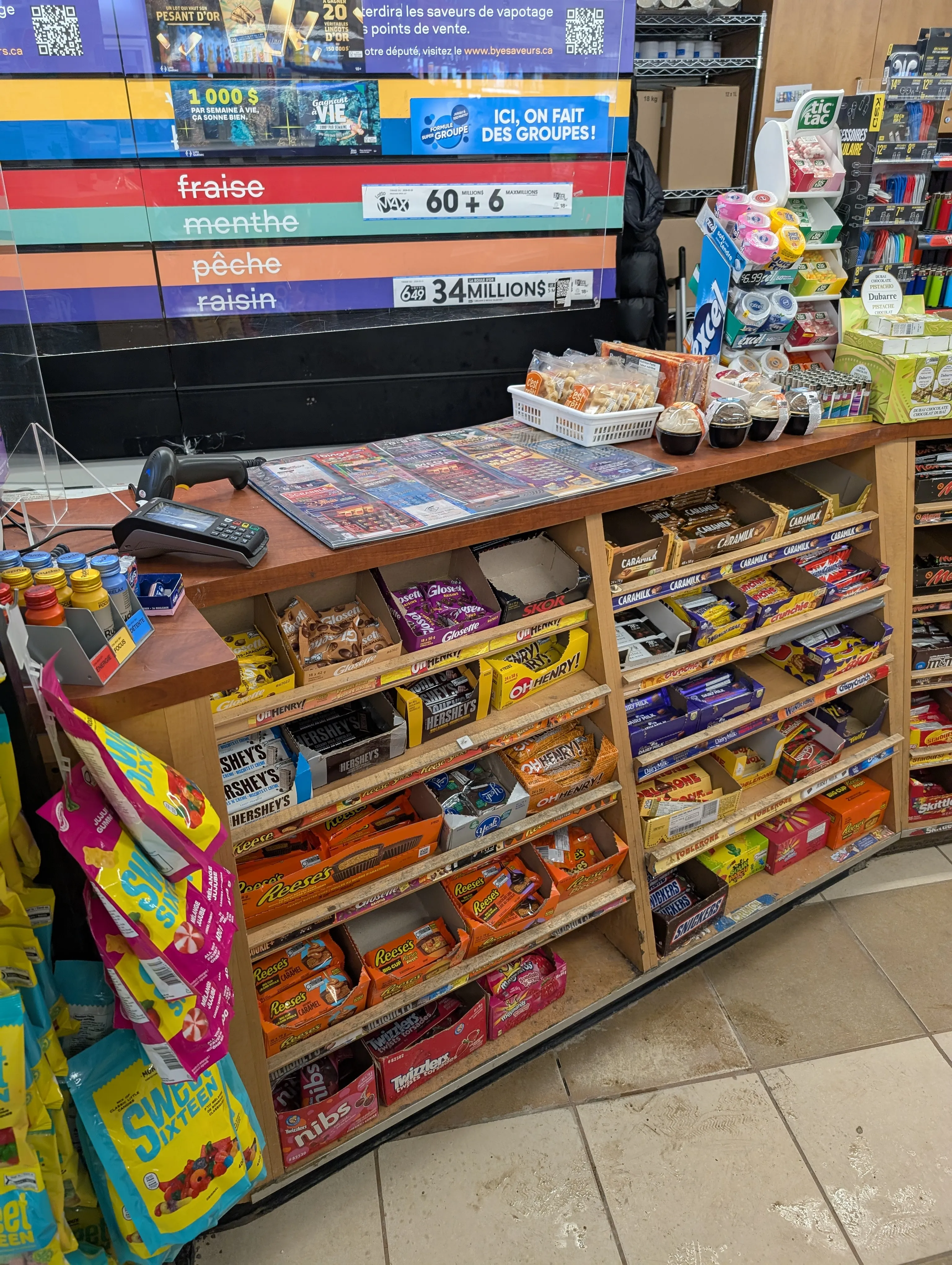 Comptoir de caisse