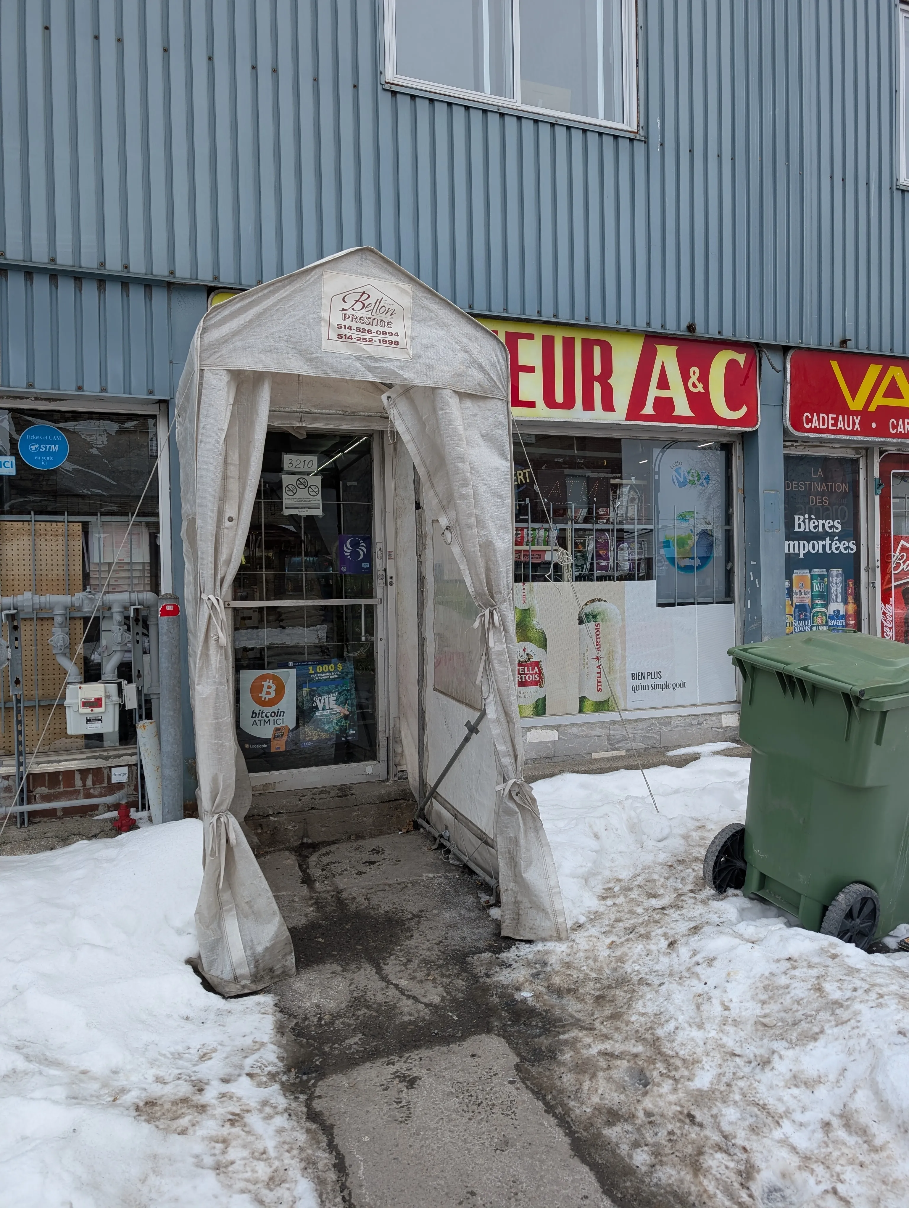 Shop entrance