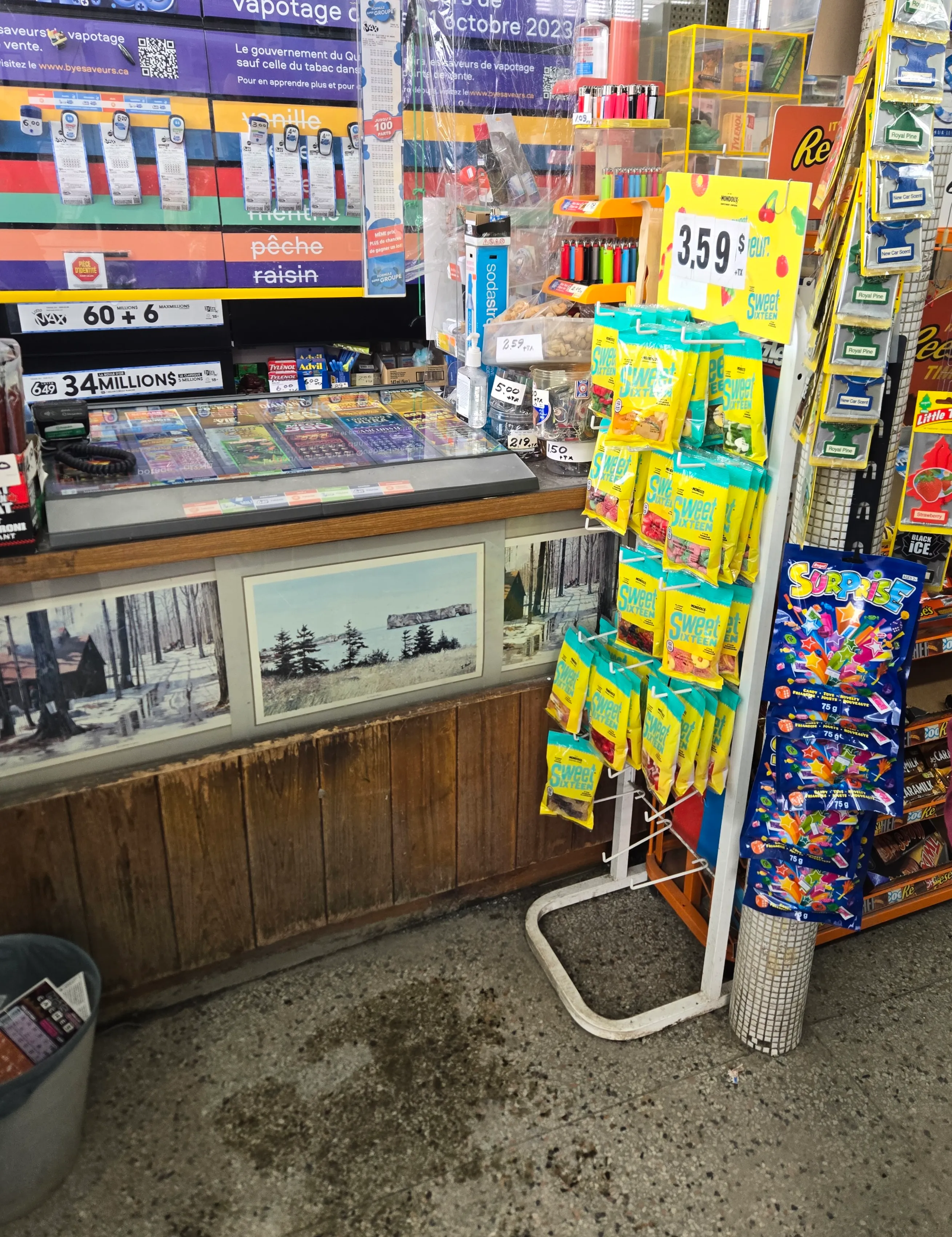 Payment counter