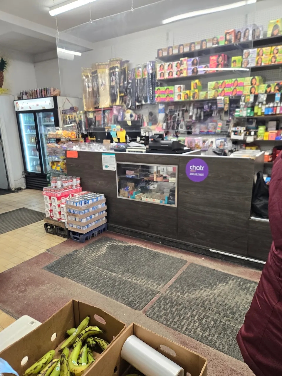 Convenience store counter
